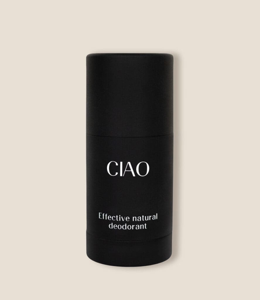 CIAO Natural Stick Deodorant with Reusable Metal Case and 2 Refills. Ilu Hub - Natural Organic Clean Skincare Products Makeup