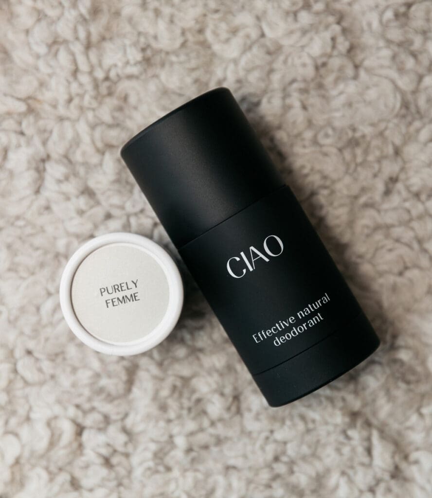 CIAO Natural Deodorant Stick with Refills Purely Femme. Ilu Hub - Natural Organic Clean Skincare Products Makeup